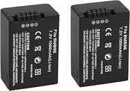 2 Packs 7.2V 1000mAh DMW-BMB9E Battery for Panasonic DC-FZ82 DMC FZ45 FZ72 FZ48 FZ62 FZ100 FZ150FZ40 FZ47 FZ60 FZ70