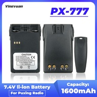 【DC-62】7.4V 1600mAh Replacement Li-ion Battery for Puxing PX-328 PX-777 PX-888K PX888 PX728 Plus WEI