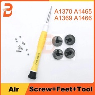 New For Macbook Air 11" 13" A1369 A1370 A1465 A1466 Bottom Case Rubber Feet + Screw + Tool 2010 2011