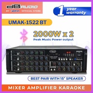 DB(X,Audio`h>by]pT.Astron#sf/UMAK-1522BT$MC/Mixer$gw/Amplifier$lf/|$Lg/2000W x 2 | Beat pair with 1