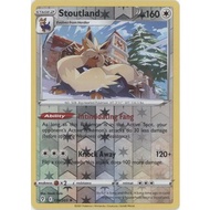 Songmei Board Game Shop Us Version International SS7 135/203 Stoutland Flashing Sword Shield Pokémon