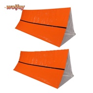 YOLANDA 2 Pcs Emergency  Shelter, Ultralight Foldable Emergency  Shelter Tent, Durable PE with Alumi