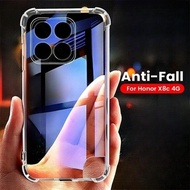 HonorX8c 4G Case Anti-Yellowing Clear Crystal TPU Soft Cover For Honor X8c 4G Shockproof Coque On Ho