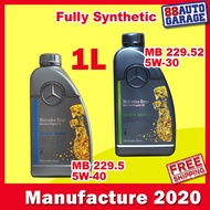Original Mercedes Benz MB 229.5 5W40 0r MB 229.52 5W30 1L Fully Synthetic Engine Oil (5W-30 / 5W-40)