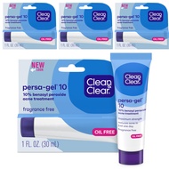 Clean & Clear Persa-Gel 10 Oil-Free Acne Spot Treatment with Maximum Strength 10% Benzoyl Peroxide, 