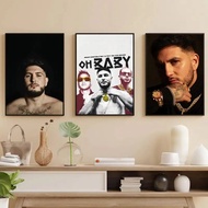 O-Omar Montes Poster Prints Home Decor Modern Wall Art Living Room Bedroom Dining Room Bar Cafe Deco