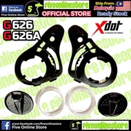 ❖XDOT G626 New Design Original Helmet Side Cover Ratcher Gear Base with Twist Cap Repair Kit X-DOT G