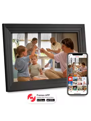 10.1inch WIFI Cloud Photo Album WIFI Digital Frame Frameo APP with Internal 32G Memory 1280x800 IPS 