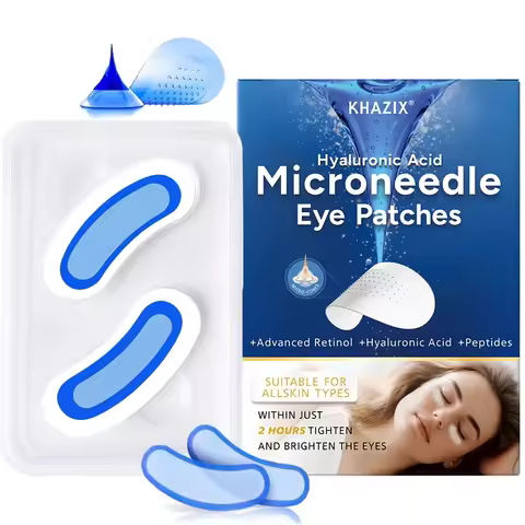 2PCS Retinol microneedle eye patch, suitable for forehead, eye area, crow's feet and smile lines.