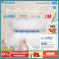 Save 4.0 Daikin R32 Inverter Aircond 1.0hp - 2.5hp Standard Inverter FTKF / FTKE Series