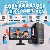SETCOM+MONITOR / BONMECOM2 คอมประกอบ / CPU i3 10105F / RX 6500 XT 4GB / Case เลือกแบบได้ครับ