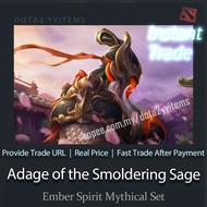 DOTA2 Ember Spirit (ES) Adage of the Smoldering Sage “Mythical Set” 刀塔2 火猫 灰烬之灵 隐燃之贤的箴言 现货秒发