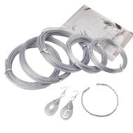 [1.2-3mm] Plastic-coated Aluminum Wire DIY Handmade Accessories Wire Making Bracelet Earring Materia