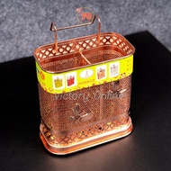 Rose Gold Hanging Cutlery Holder / Cutlery Holder
