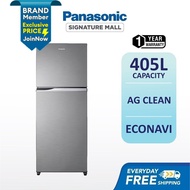 PANASONIC Refrigerator 2 Door Fridge Top Freezer NR-TX461BPSM Inverter Econavi 405L Peti Sejuk 冰箱