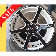 [Ready Stock] Sport Rim Car 7.5x16 Inforged TFAIFG-6 8H(100/114.3) ET32 Wheel 1set White