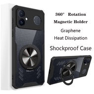 Magnetic 360° Rotation Stand Phone Case For Redmi K90 Max K60 K70E K70 K80 Ultra K40 K50 Game K90 Pr