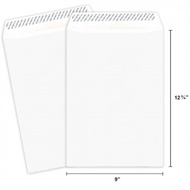 Envelope P&S C4 (9"x12.3/4") White (25's/pack) (Peel & Seal)
