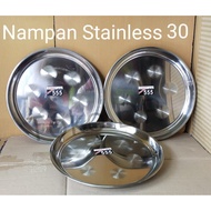 Stainless Steel Round Tray 30.- 40/ 555 Stainless Steel/
