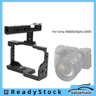 valuemalls Camera Cage for A6600/ 6600/ILCE-6600 Mirrorless C17 Aluminium Alloy Stabilizer Kit with 
