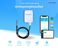 ชุดวัดอุณหภูมิสำหรับตู้เเช่เย็น ห้องเย็น บ่อน้ำ wifi Smart Temperature online Wi-Fi (IOT) data logge