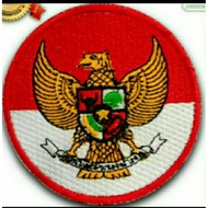 Garuda Indonesia logo round Garuda Indonesia embroidered logo round badge Garuda Indonesia round bad