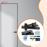 [Abbraccia] Hidden Door Hinge, 360 Swing, 570 lbs Load Bearing, Pivot Hinge, Door Hinge Kit, for Sec