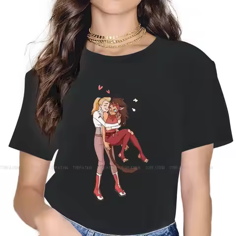 Future Catradora Women's TShirt She-Ra And The Princesses Of Power O Neck Girls Tops 4XL Lady T Shir