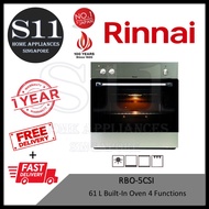 Rinnai RBO5CSI 61L Built In Oven * MADE IN ITALY * FREE INSTALLATION