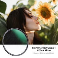 K&F Concept Nano-X Shimmer Diffusion Effect 1/1 HD Lens Filter (Glimmer Glass Filter) 49/55/58/62/67