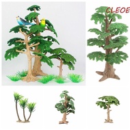 CLEOES Simulation Cypress, Plastic Pine Trees Coconut Tree, Gardening Ornament Mini Cypress Vivid La