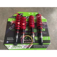 D7 JAPAN PROTON WIRA SATRIA PERSONA WAJA PUTRA GEN2 ADJUSTABLE COLIOVER HI LOW BODY SHIFT 1SET 4PC