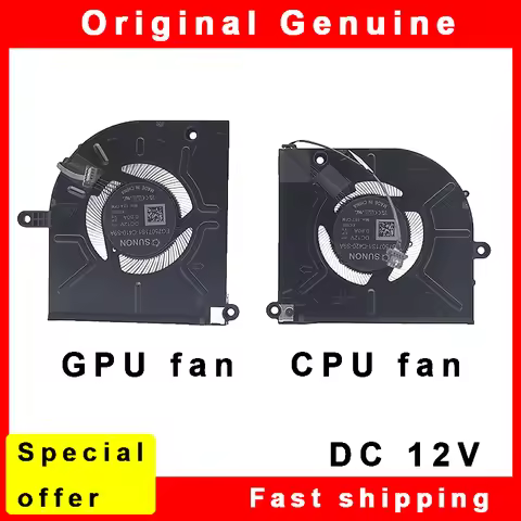 Laptop CPU GPU Cooling Fan Cooler For Dell Alienware M16 R2 02GN4X 2GN4X EG75071S1-C420-S9A EG75071S