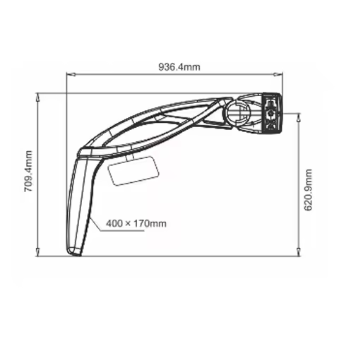 Hot Selling New High Quality 7-9m Mini Bus Rearview Mirror Assemblies Factory Direct Selling