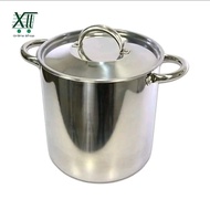 SUPRA SP~8 STOCK POT 8 QT PANCi TiNGGi 7.5 Litre + FULL STAiNLESS LID 22 CM