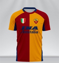 Jersey Roma Home 2001 2002 Retro Full Printing