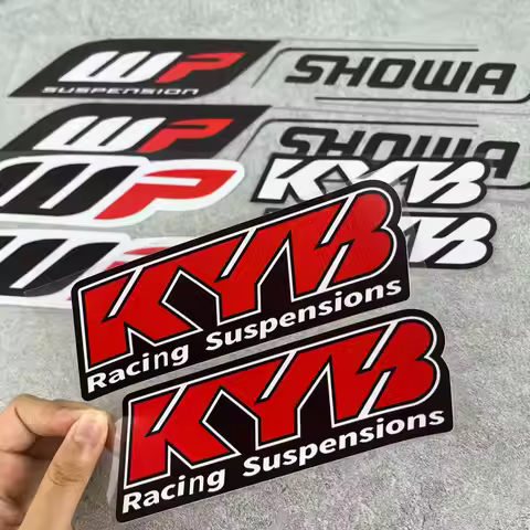 Motorcycle Front Forks Sticker Waterproof Fork Kyb Wp Suspension Showa Decals for Yamaha Honda Suzuk