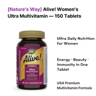 Nature’s Way Alive Women’s Ultra Multivitamin — 150 Tablets