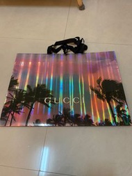 Gucci 大包裝袋 絢彩