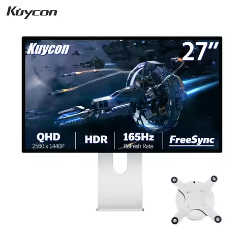 Original Kuycon Q27A Gaming Compective Computer Monitor 27 Inch Adaptive Sync UHD Wide Color Gamut P