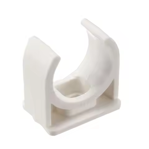 UXCELL 20Pcs 20mm PVC Water Pipe Clamps Clips Connector Fit for 20mm/0.79 Inch OD TV Trays Tubing Ho