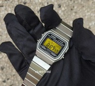 HUBSTORE CASIO 卡西歐 Casioak F91 F91WM F-91 F-91WM F-91WM-7 F-91WM-7A 銀黑黃色 防水 有現貨