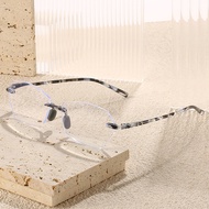 HS2159-3 1pc TR Squared Rimless Frame PC Temples Colorful Fashion Elderly Presbyopia Unisex Men Wome