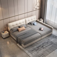 Tatami Bed Double Bed Two-Tire Family Bed Parent-Child Bed Family Three-Mouth Child-Mother Splicing 