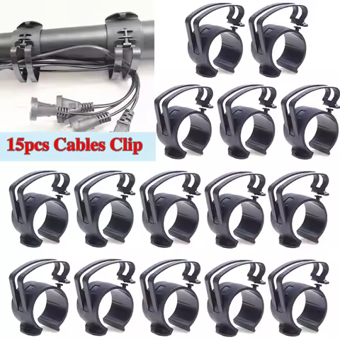 15pcs Truss Lighting Cables Clips AC Power Wires Dmx Signal Cables Organizing Clip Plastic Clamp For