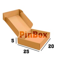 Carton Box With Lid 25x20x5 - PinBox Cheap Lid Many Sizes
