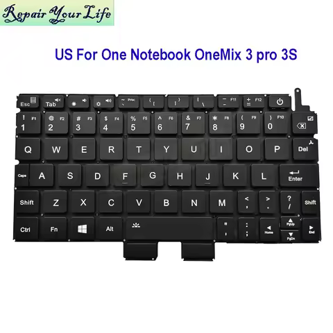 US English Keyboard For One Netbook OneMix 3 PRO 3S One Mix 3Pro A09E K845 KY202-1 Replacement Keybo