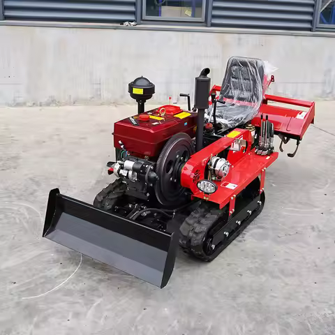 Agricultural Machinery 25hp 35hp 80hp 100hp 120hp Crawler Tractor Rotary Tiller Cultivator for Tract