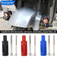 【FY】  1PC Adjustable Motorcycle Headlight Mount Holder Fender Bracket Post Support Base Fog Light Mo