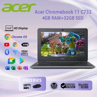 Acer C732 Chromebook  4GB RAM + 32GB SSD Convertible Notebook -  Intel Celeron N4020/4120